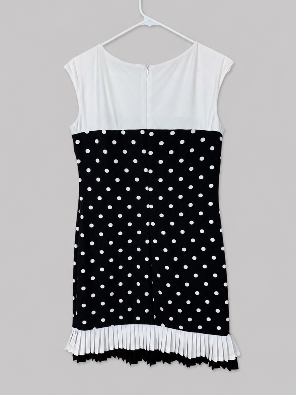 Studio One NY Womens Polka Dot Dress Size 6 Ruffle Feminine Preppy Coquette - Picture 2 of 6